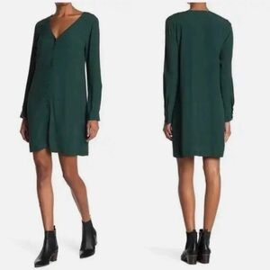 Madewell Long Sleeve Green Dress